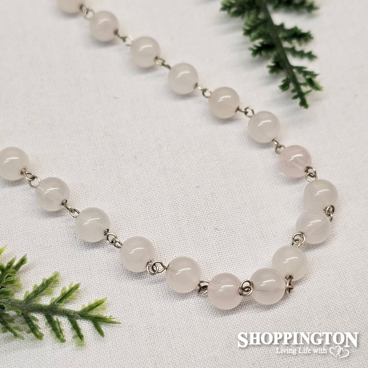 La Pierre - Rose Quartz Necklace 80cm