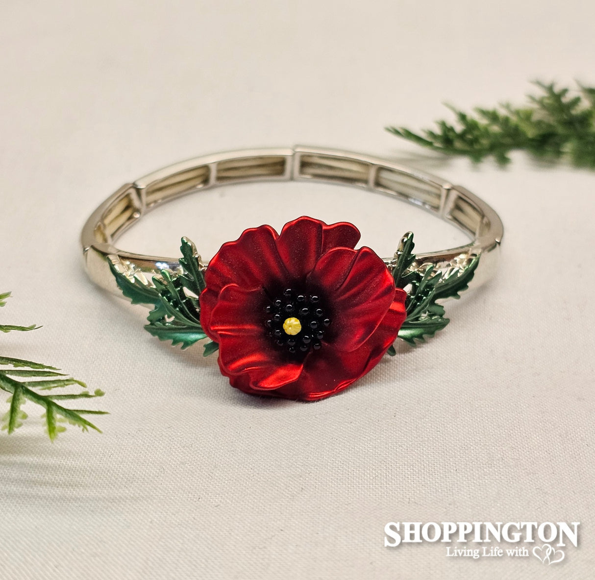 Bracelet - Red Poppy
