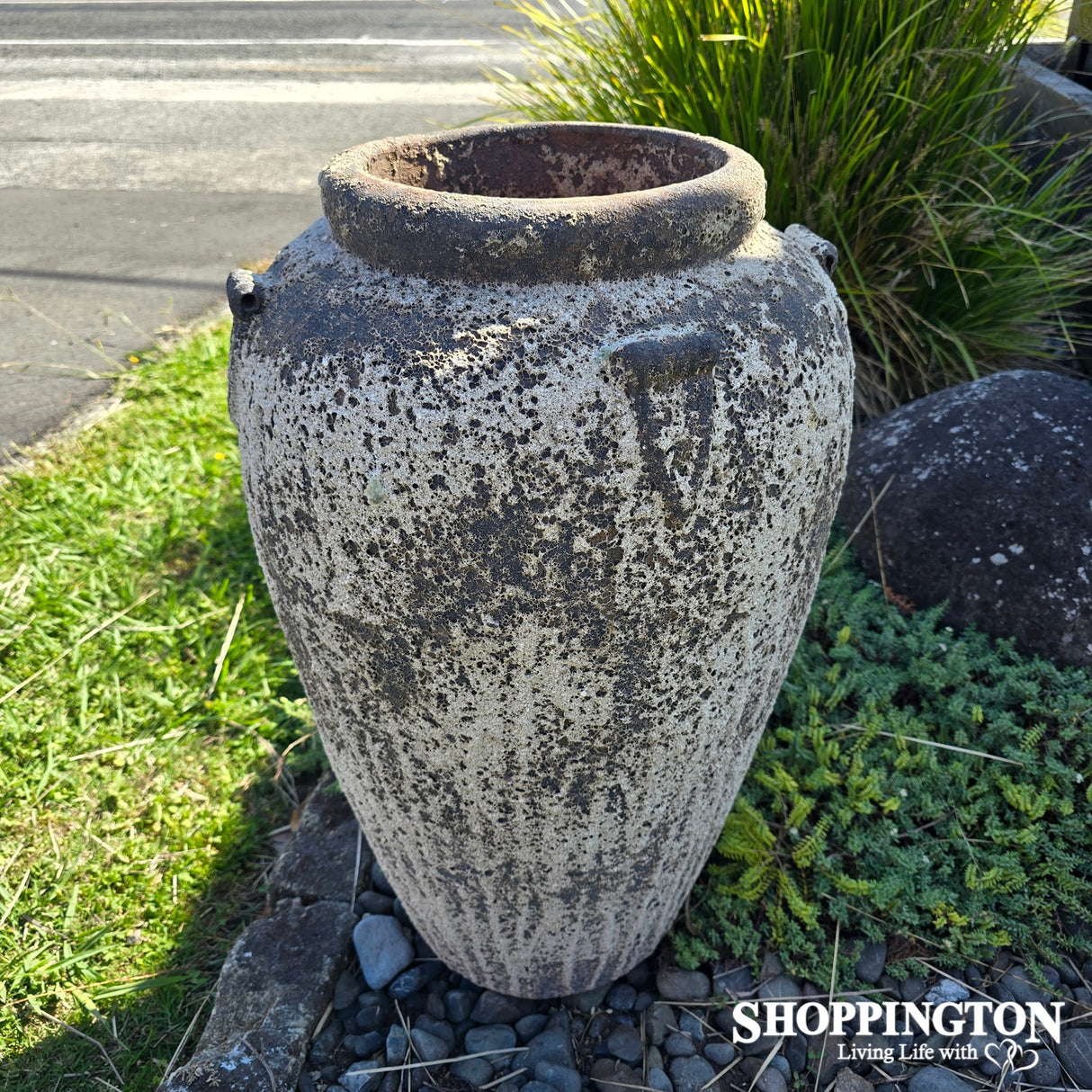 Oceanic Urn 4 Handle 68cm - White