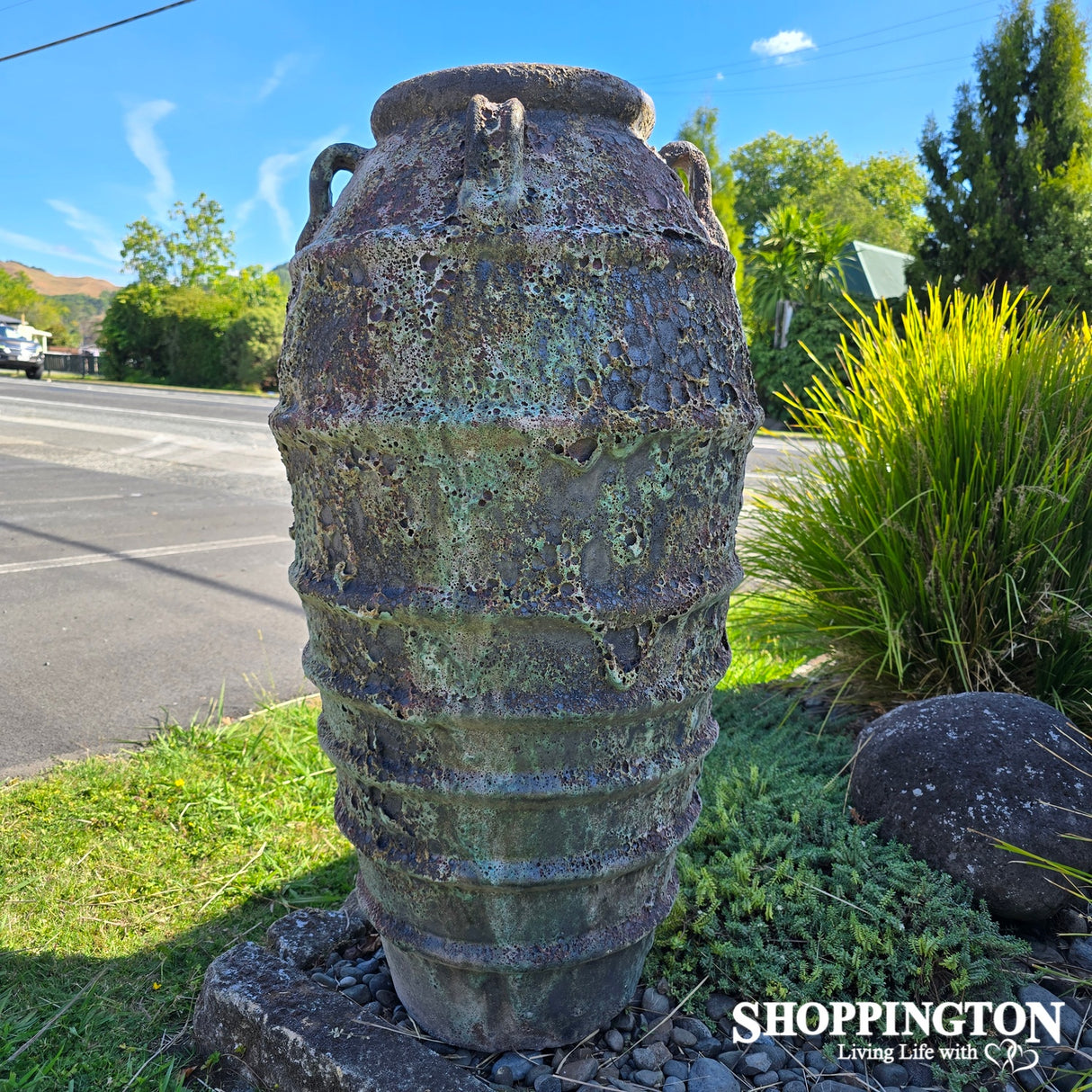 Oceanic Urn 4 Handle 112cm - Teal