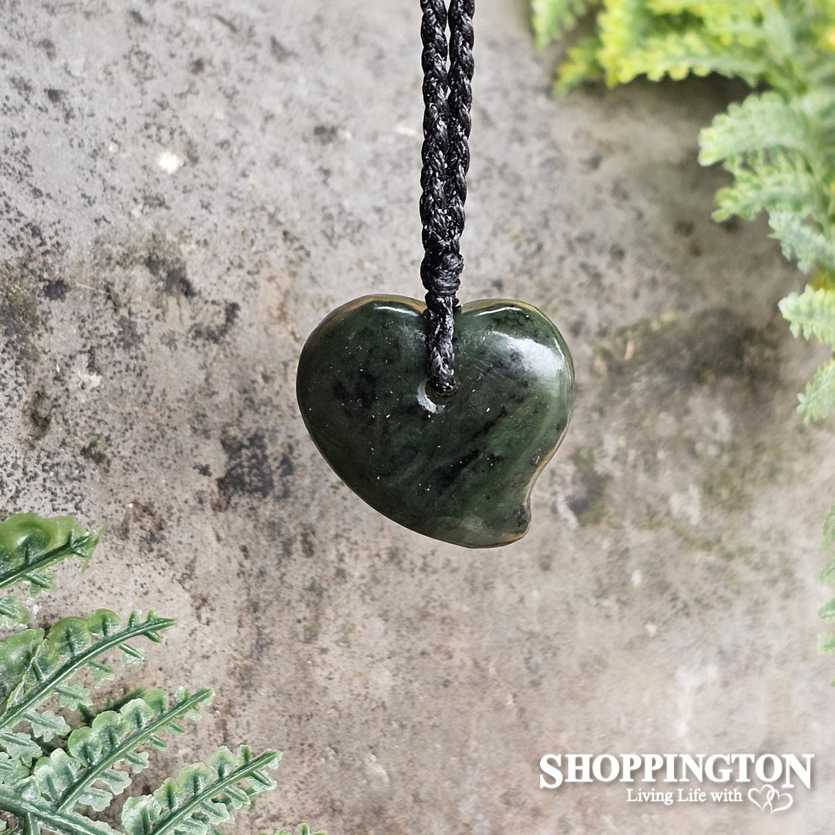 Pounamu - Pepe Heart 20-25mm