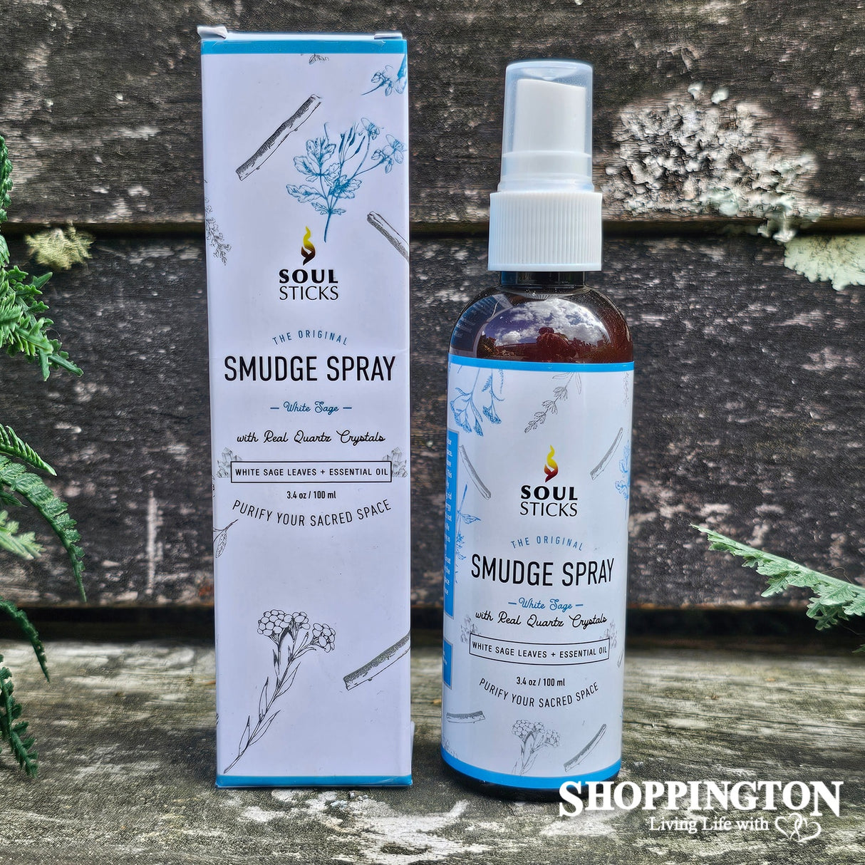 Quartz Infused White Sage Smudge Spray