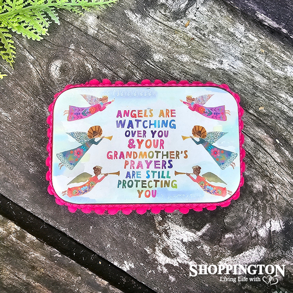 Tin Prayer Box - Angels are Watching