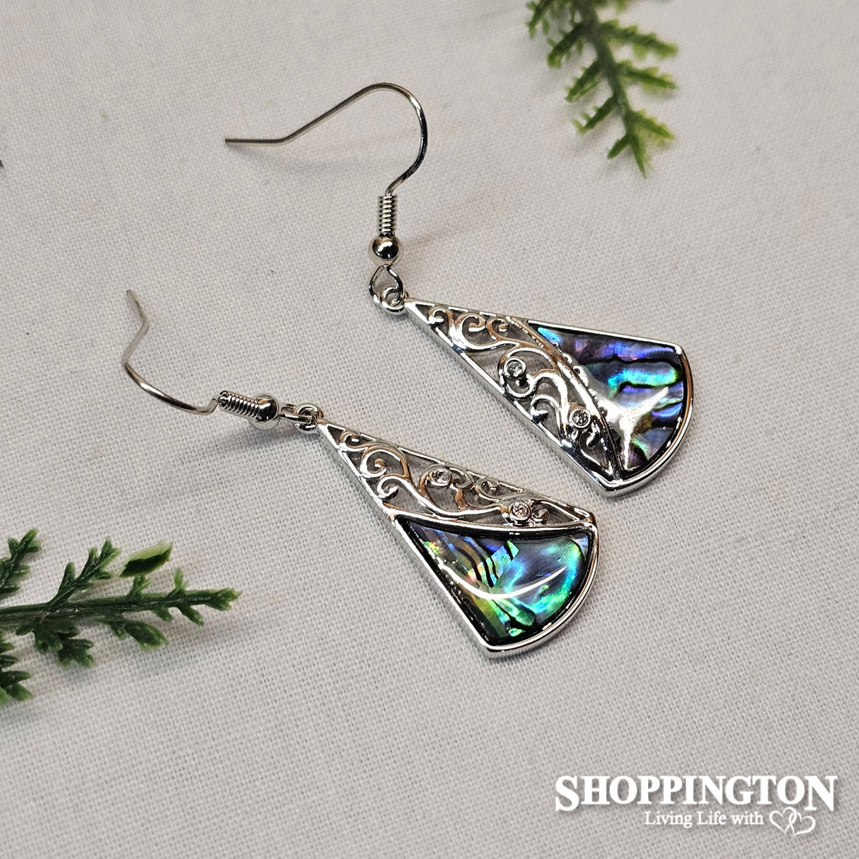 Earrings - Paua Waterdrop