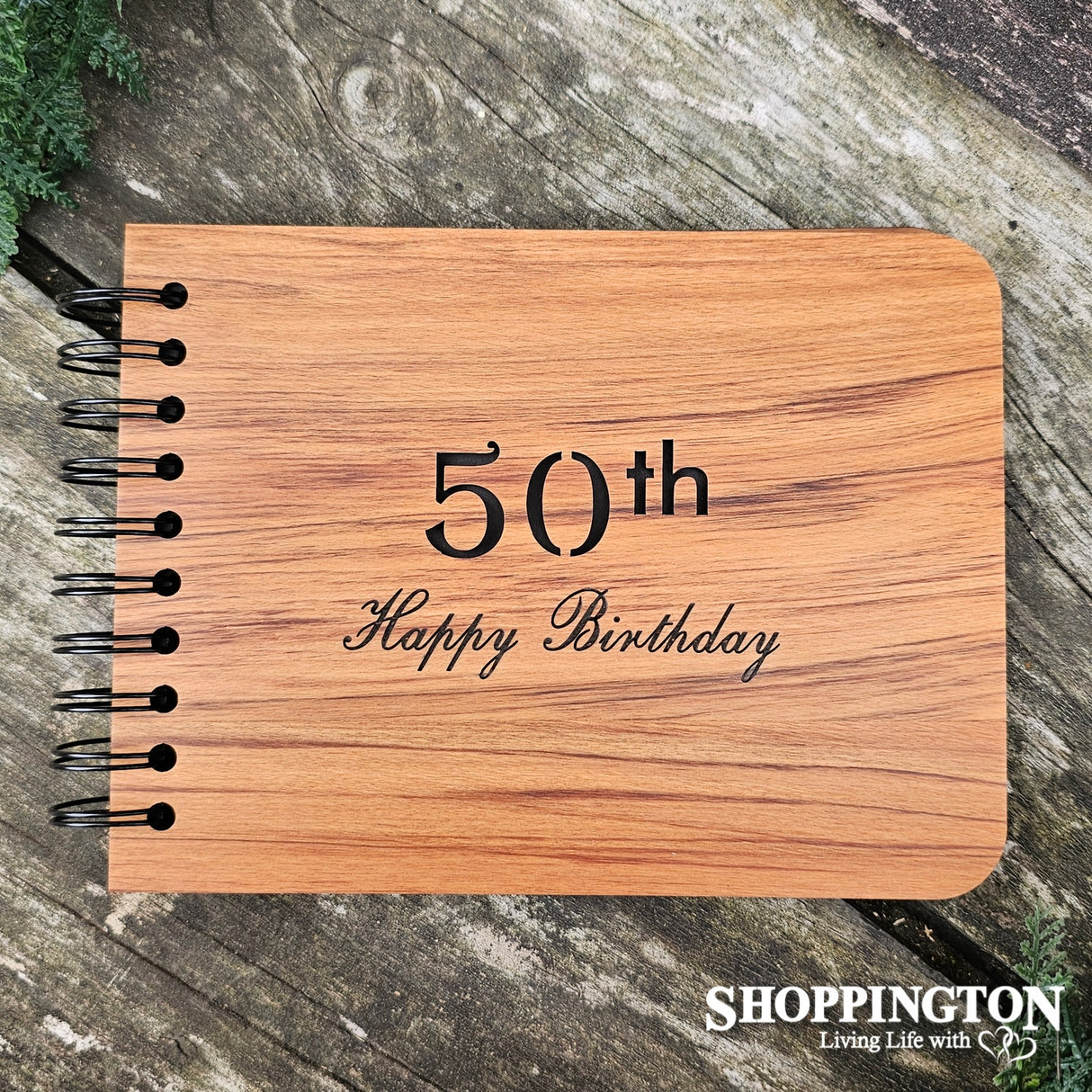 NZ Made Wooden Photo Album A4 / 50th Album