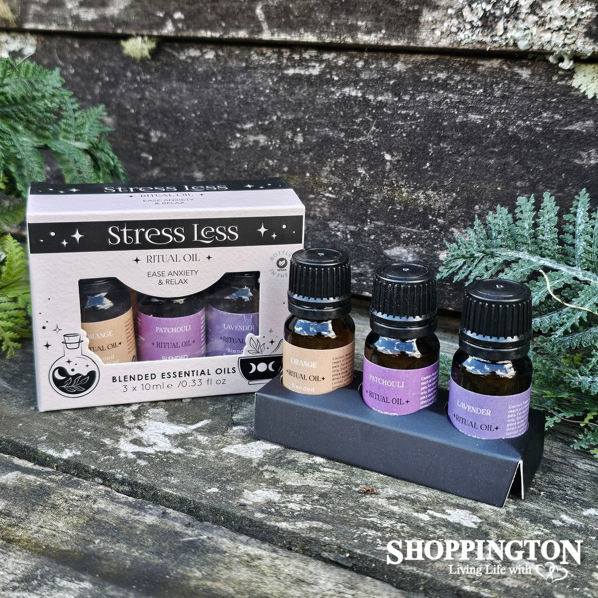 Stress Less Blended Essential Oils - Set of 3