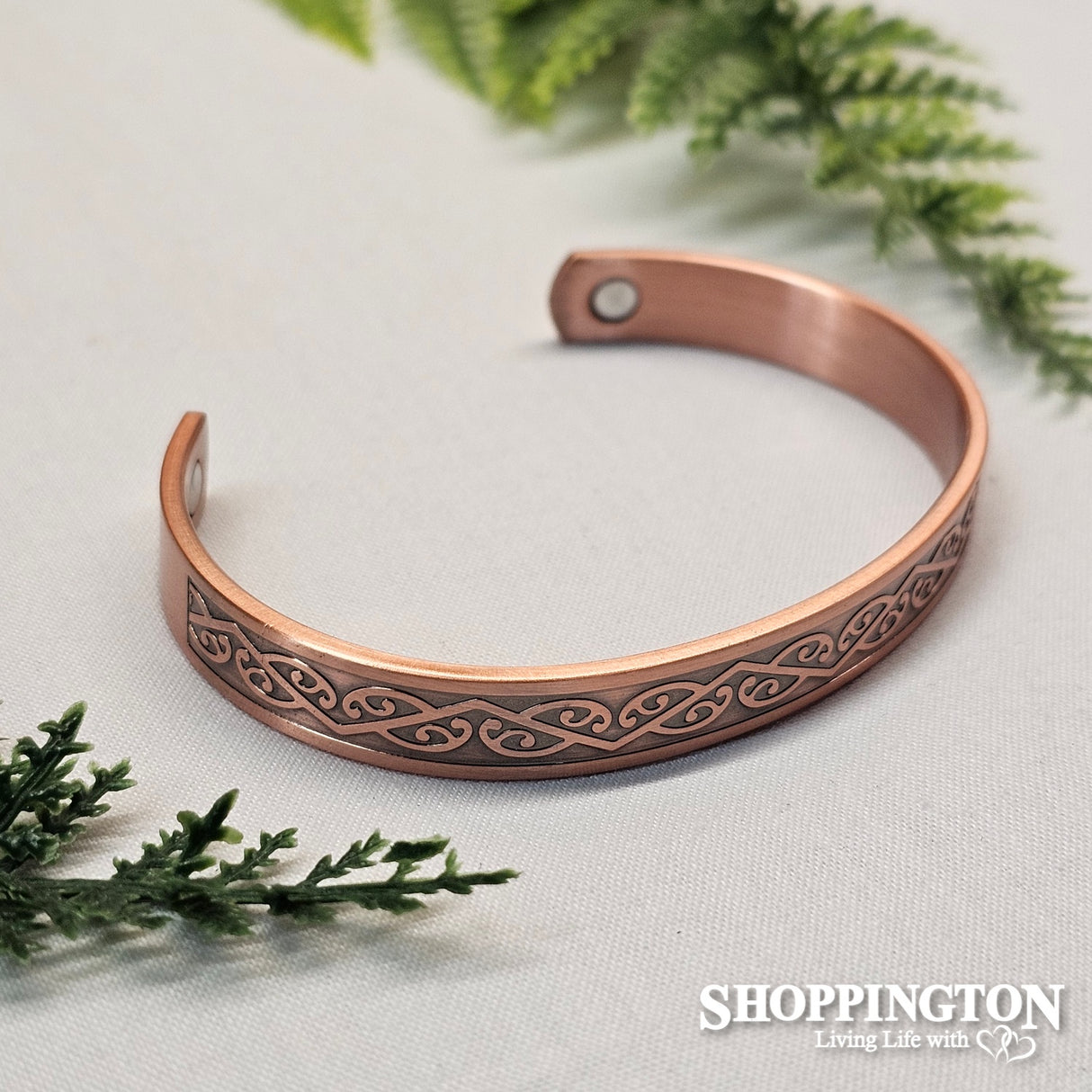 Copper Bracelet - Kowhaiwhai
