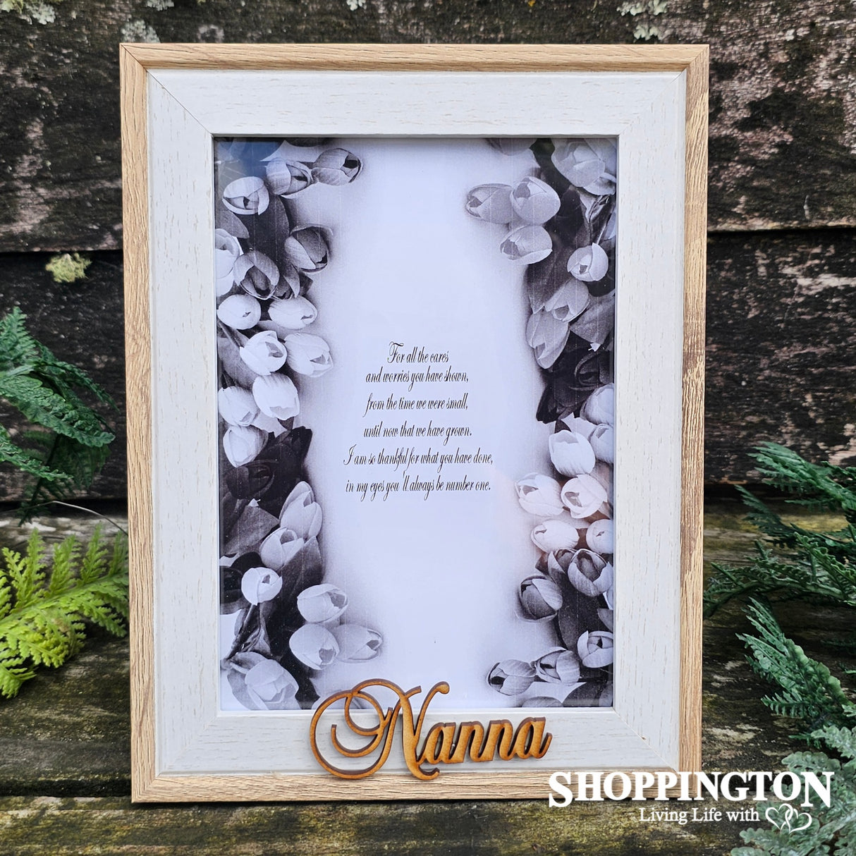 Designer Natural Wood Photo Frame Nanna