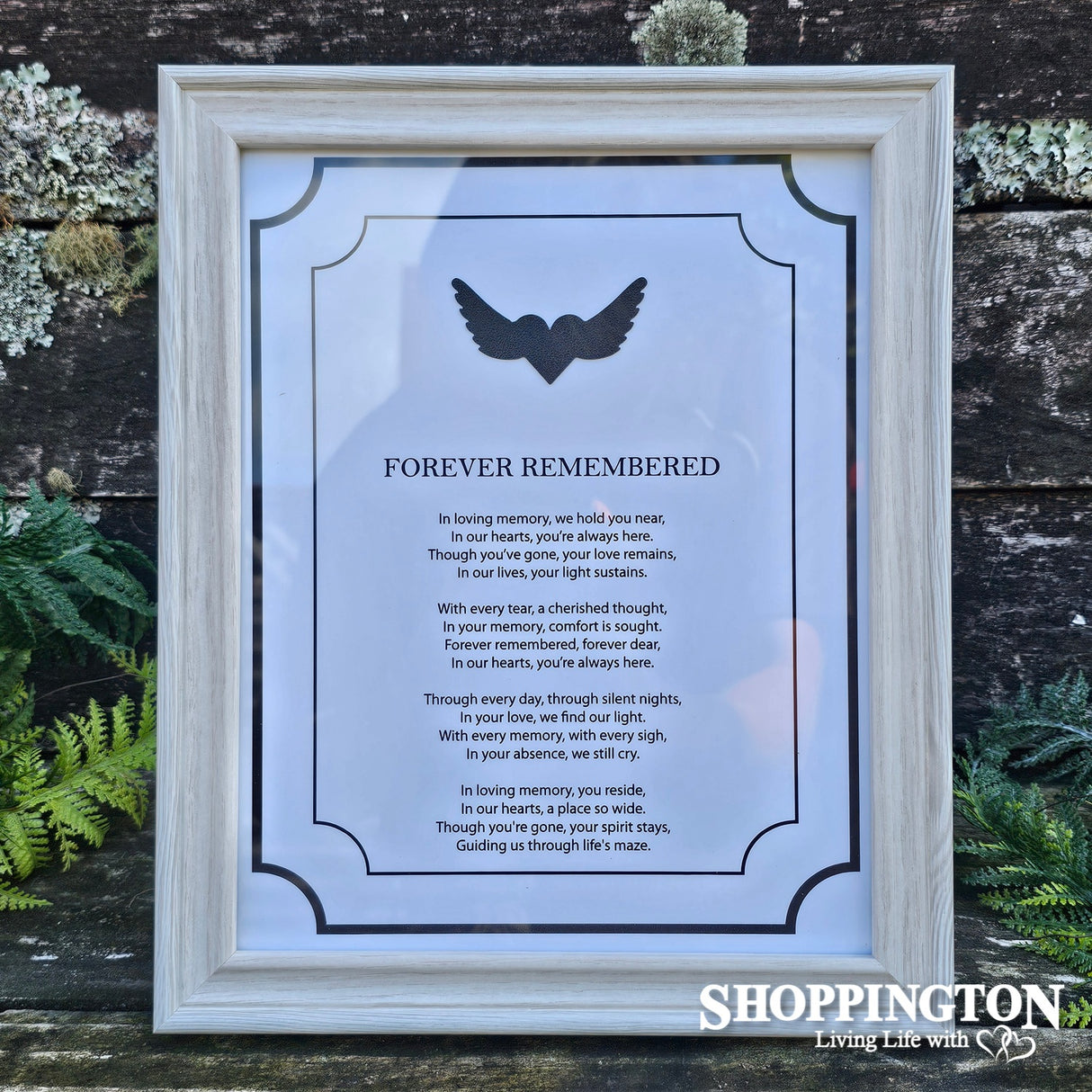 Forever Remembered - Poem Frame
