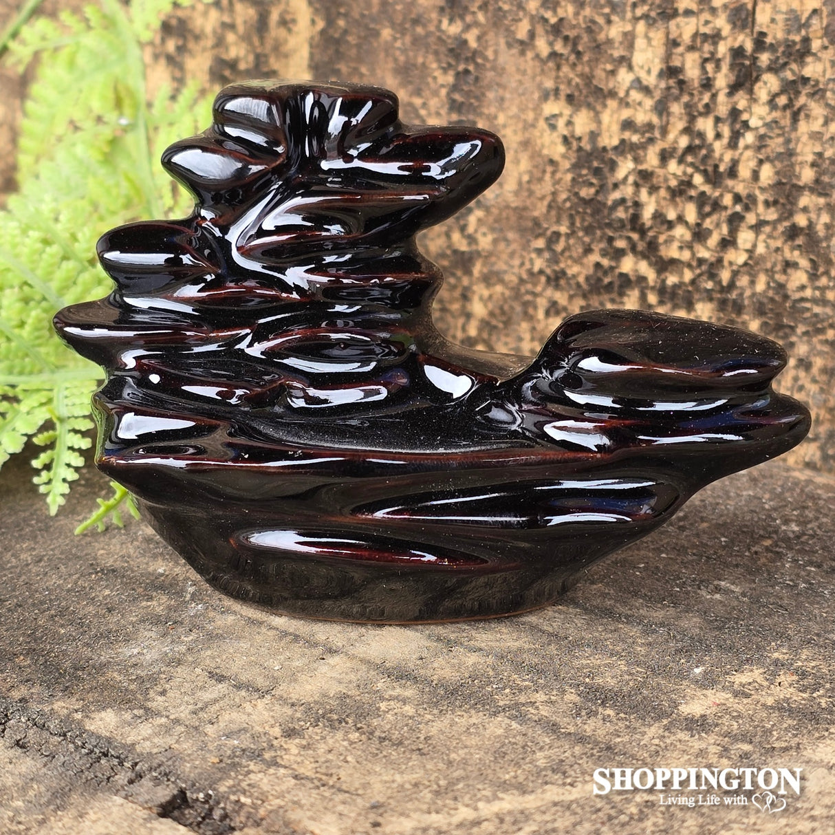 Stacked Pebble Back Flow Burner