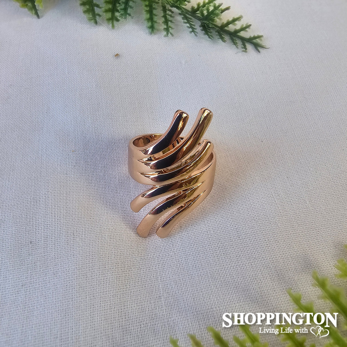 Rings - Rose Gold Waves