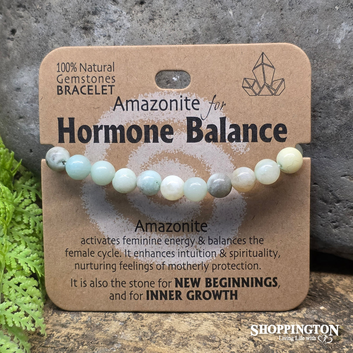 Wellbeing Gemstone Bracelets - Amazonite