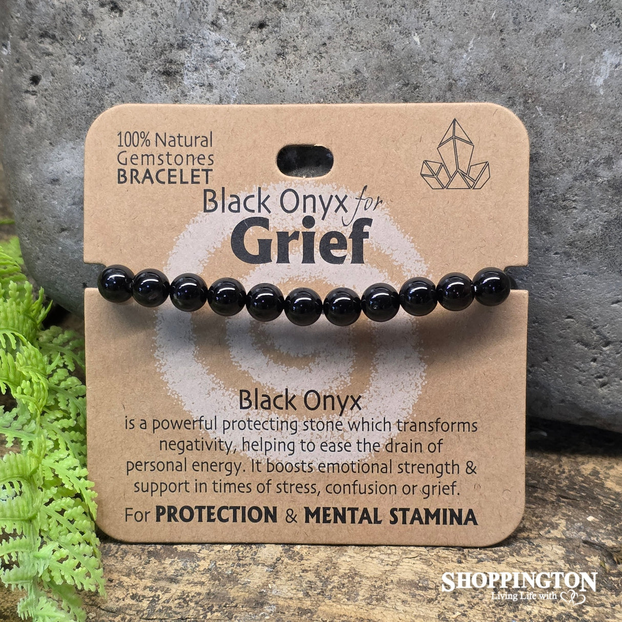 Wellbeing Gemstone Bracelets - Black Onyx
