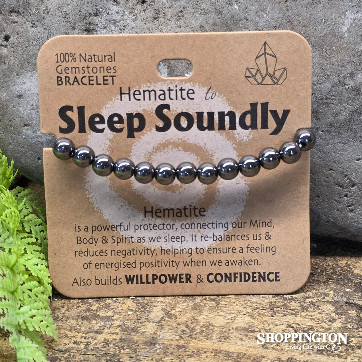 Wellbeing Gemstone Bracelets - Hematite
