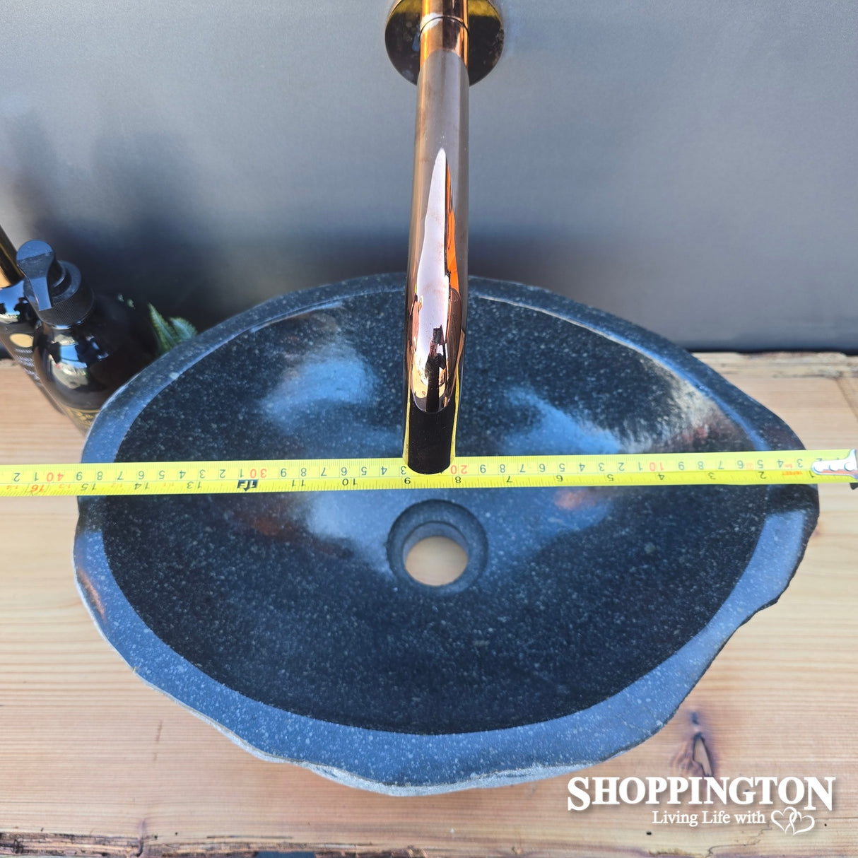Handcarved Stone Wash Basin - 39cm