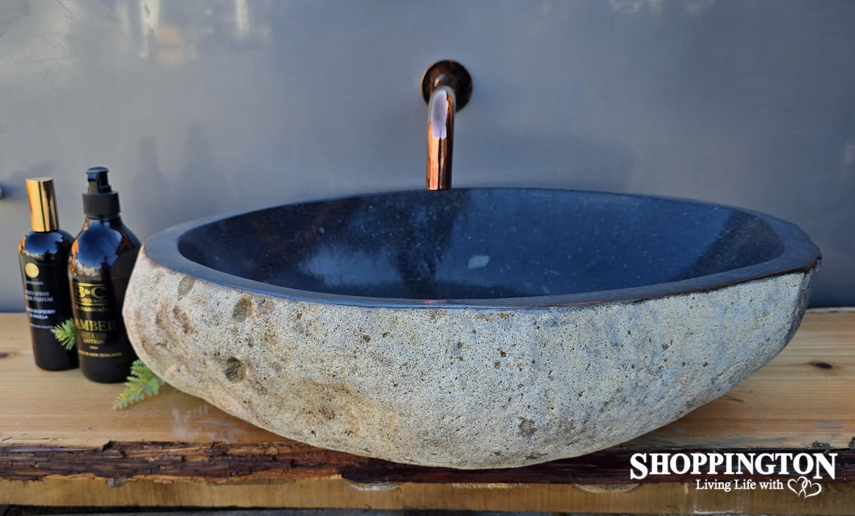 Handcarved Stone Wash Basin - 57cm x 47cm