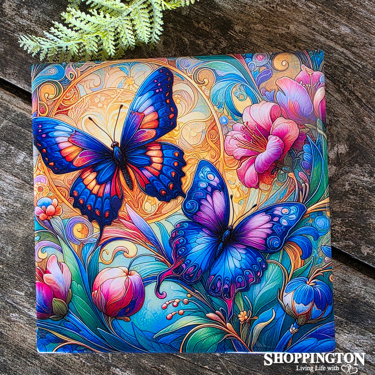 Trivet - Ceramic Butterfly