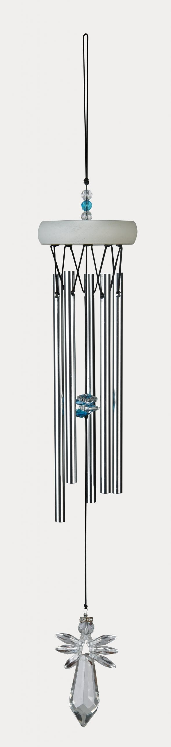 Windchime Gem tunes with clear crystal Angel