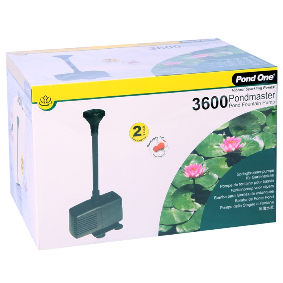 zwf Pond One Submersible Pump MK II 3600PH 3500l/hr 3.4M