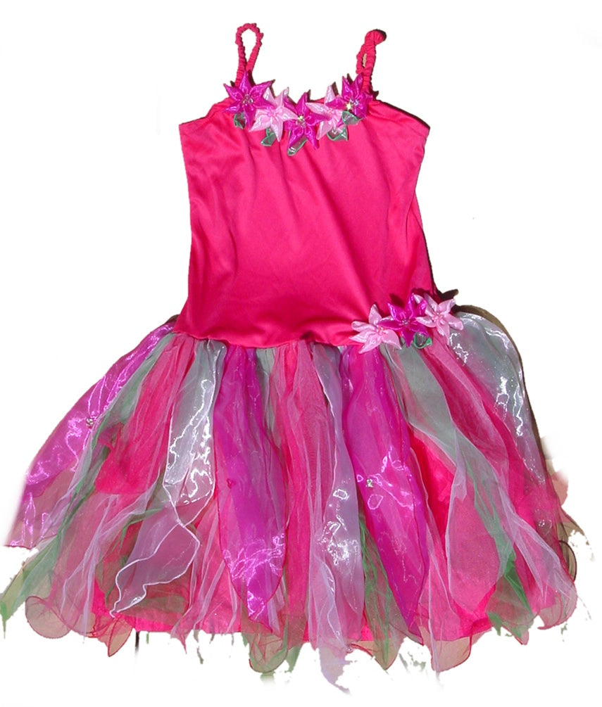 Pink Flower Pixie Dress