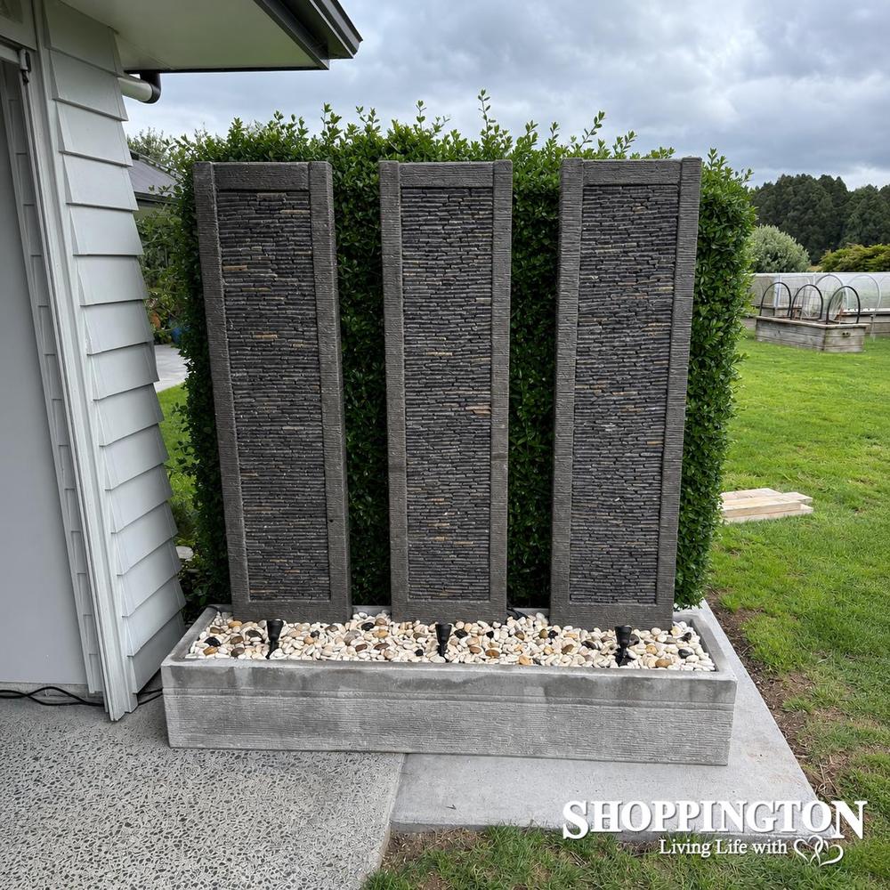 3 Slate Pillar Water Feature