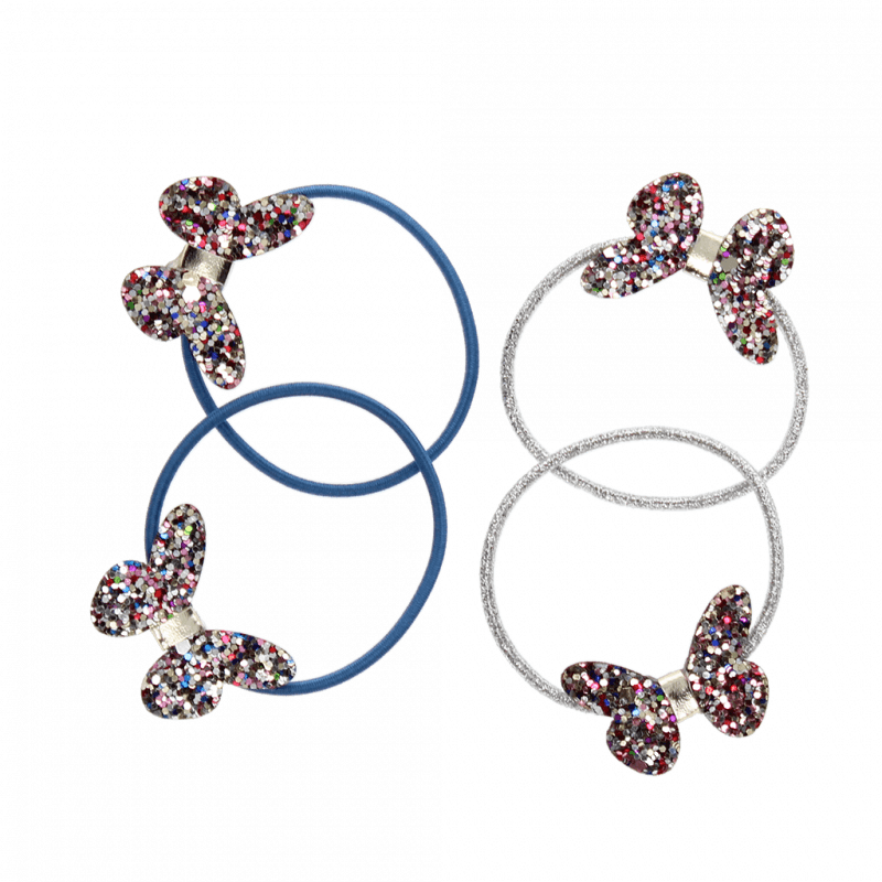 Fairies in the Garden - Glitter Butterfly Hair Ties