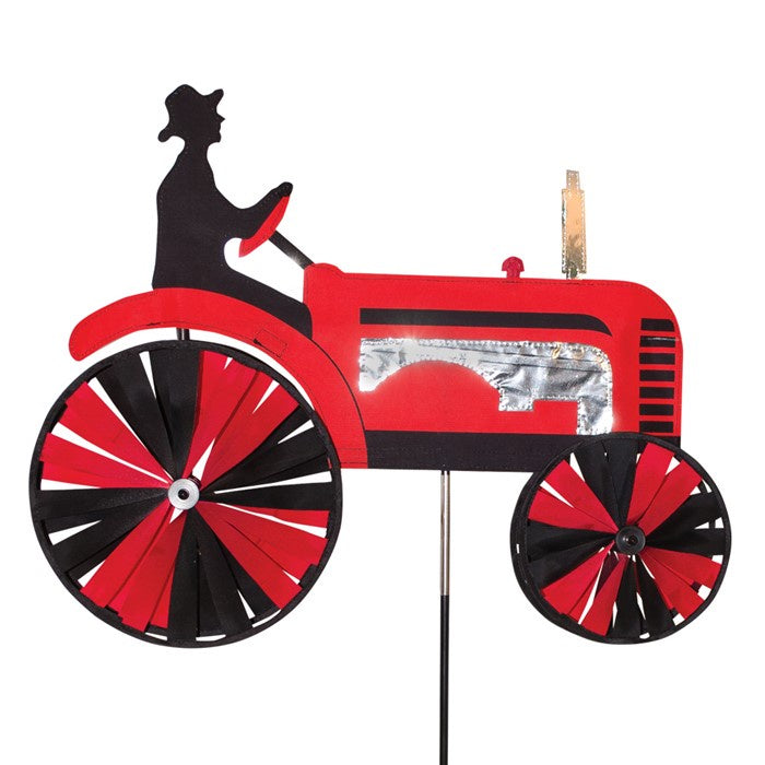 Wind Spinner - Red Tractor 24"