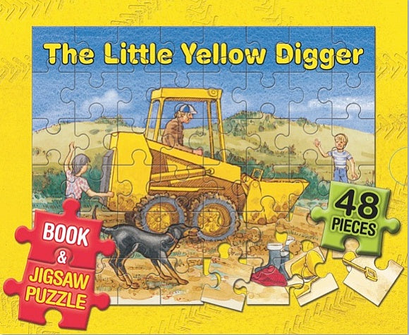 The Little Yellow Digger - Book and Jigsaw