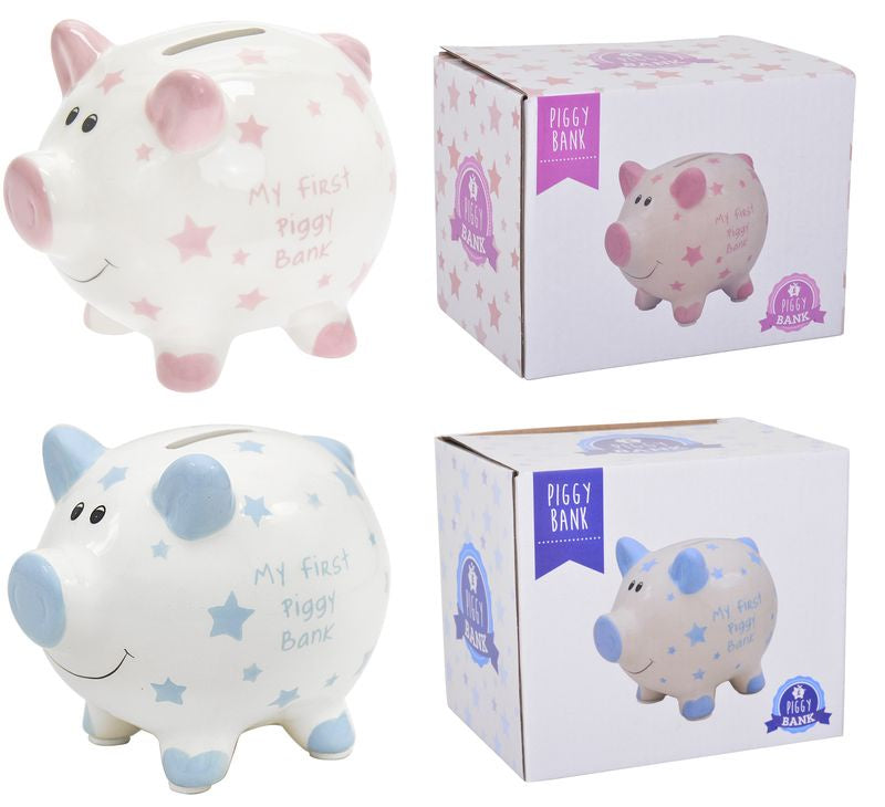 My First Piggy Bank with Stars