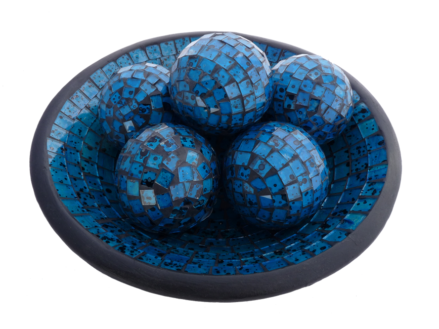 z Mosaic Ball 8cm / Turquoise