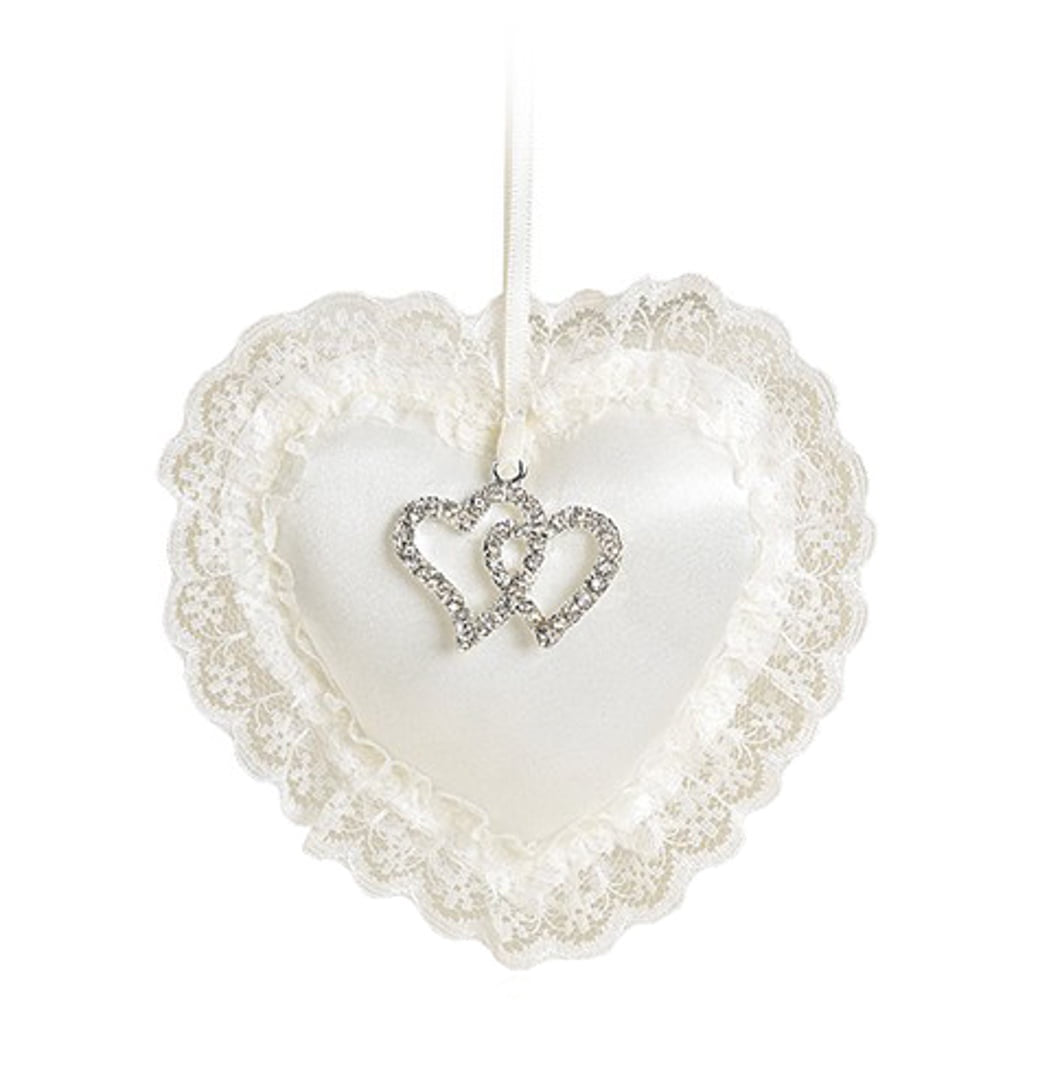 Wedding - Heart Cushion Cream