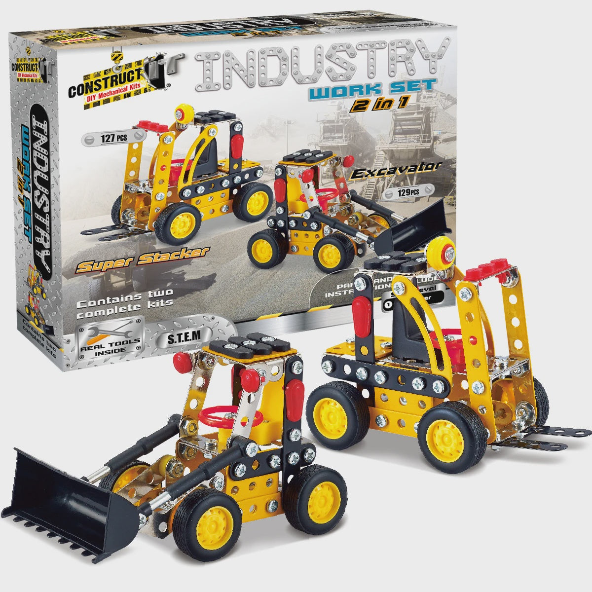Construct It - Industry 2-in-1 Work Set 120pc