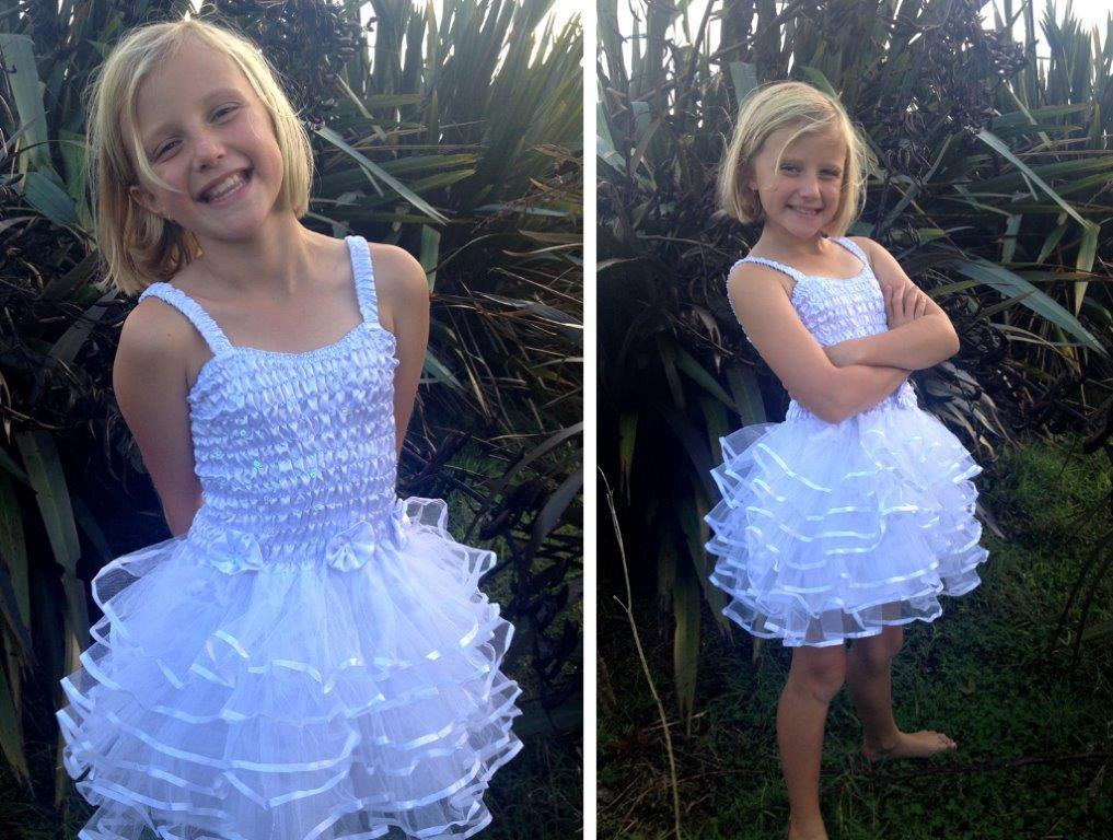 Fairy Dress-up / White Ruffle Dress