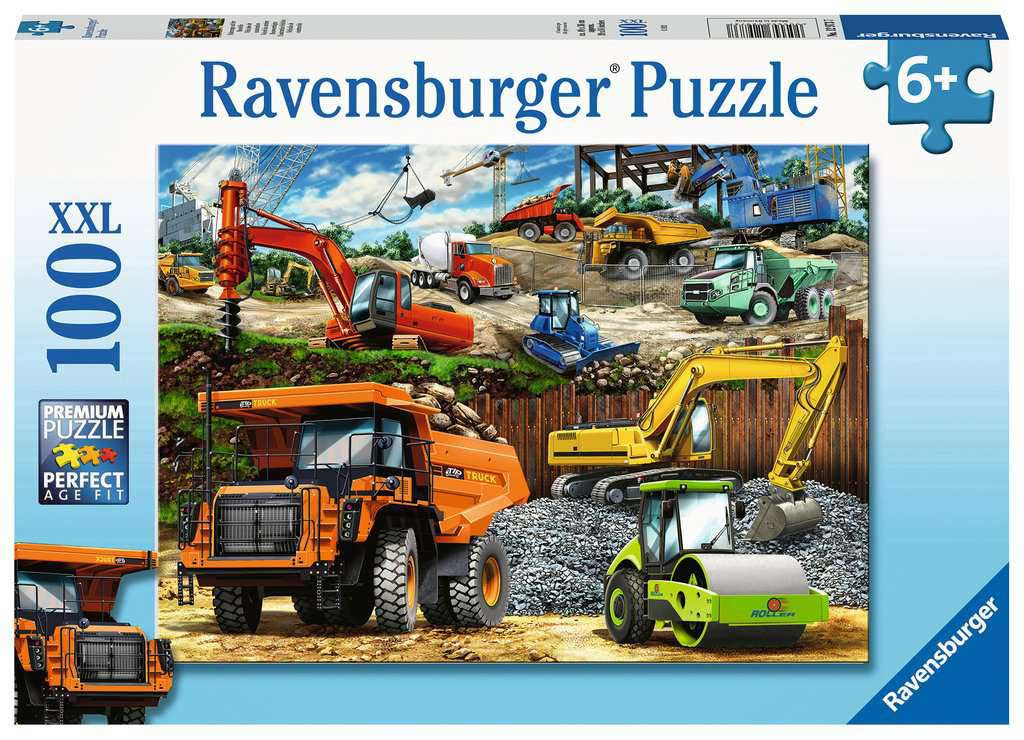 Ravensburger Puzzle - Construction Vehicles 100pce