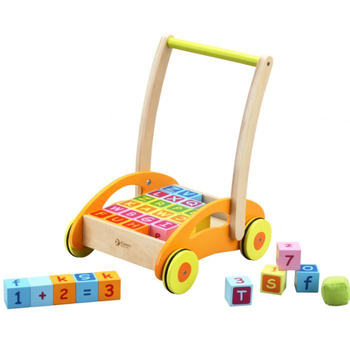 Baby Walker with Blocks - Classic World