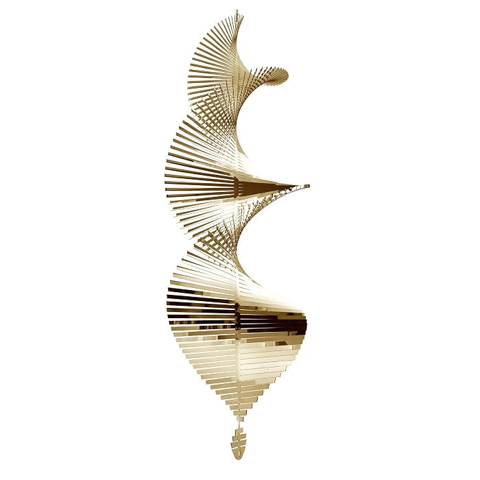 Giant Helix Wind Spinner (Silver)