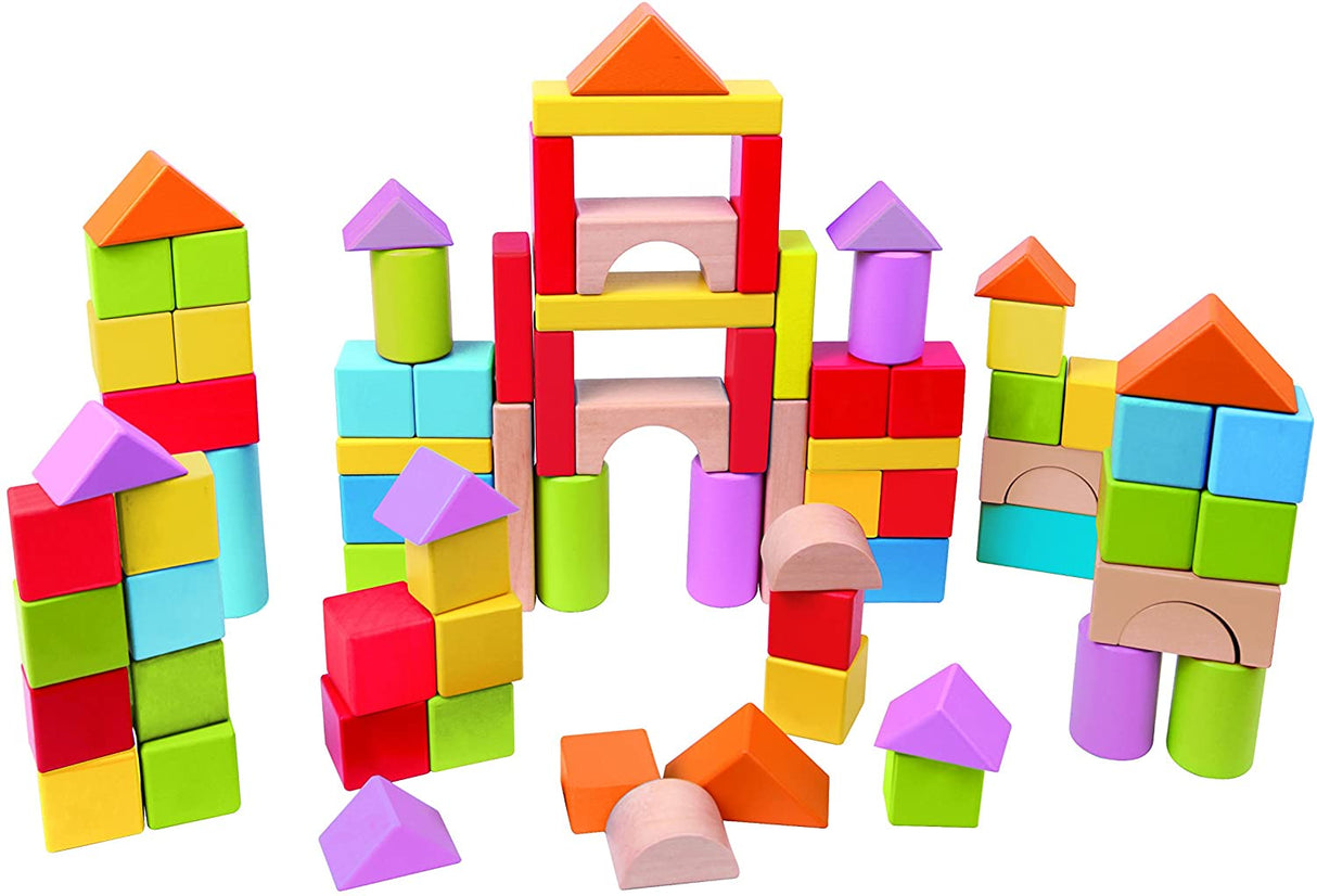Hape - 101 Build & Shape Sort Blocks