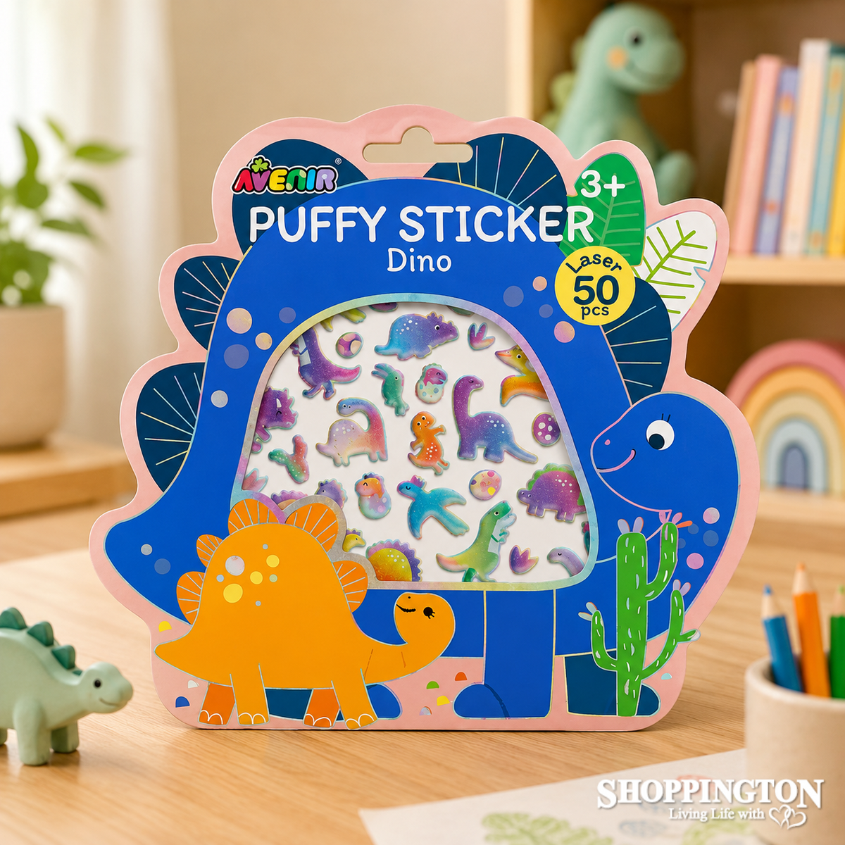 Puffy Stickers Dino
