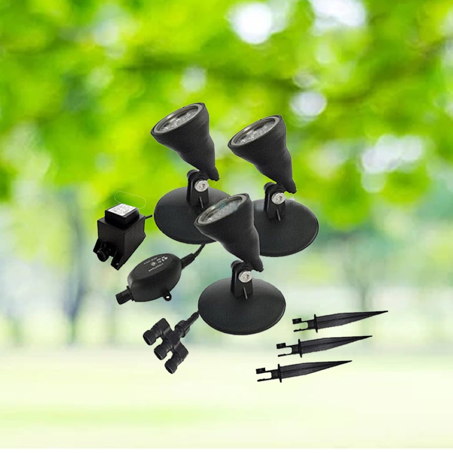 ZWF Pondline 4 Watt LED Spot Lights (set of 3)