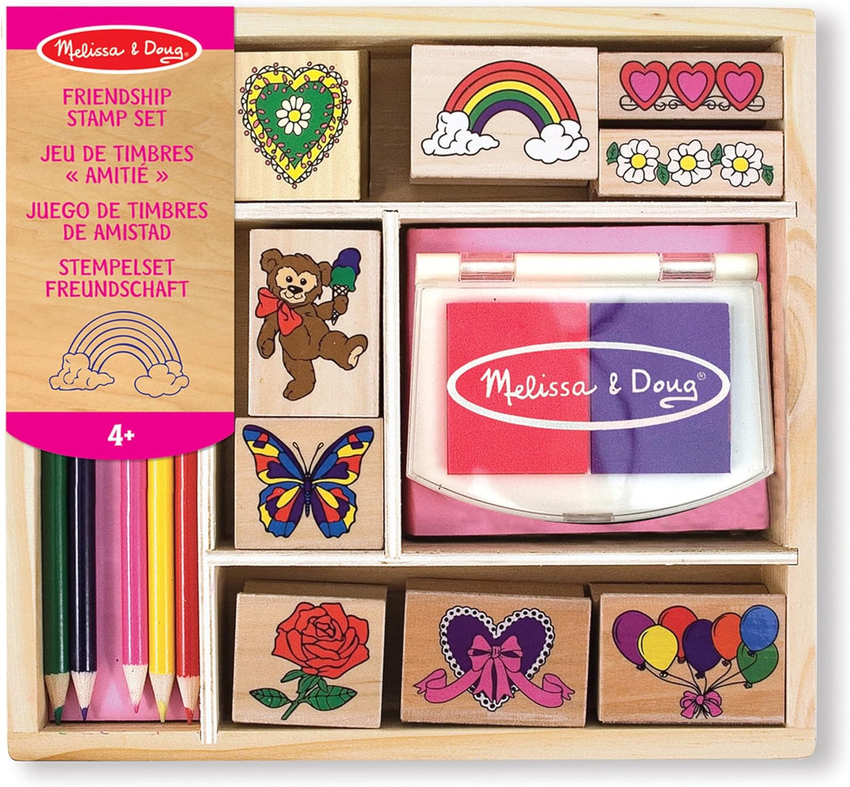 Melissa & Doug Friendship Wooden Stamps