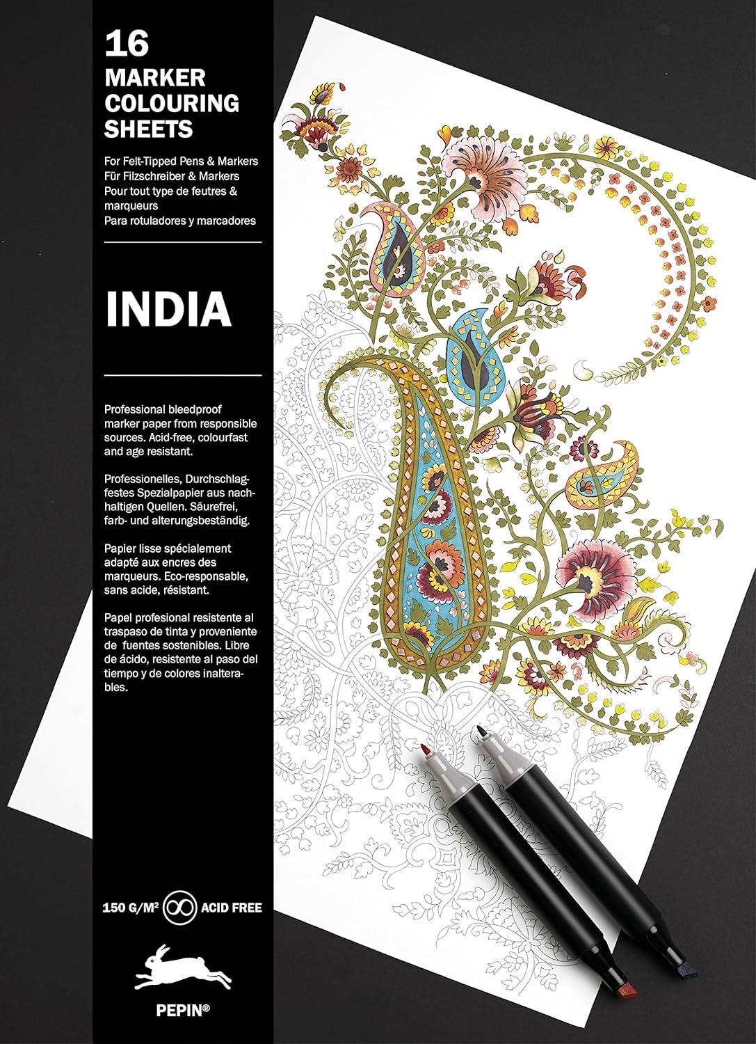 Marker Colouring Sheets - India