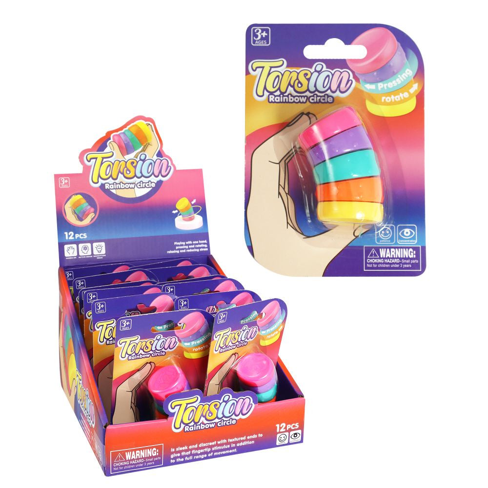 Fidget Torsion Rainbow Circles