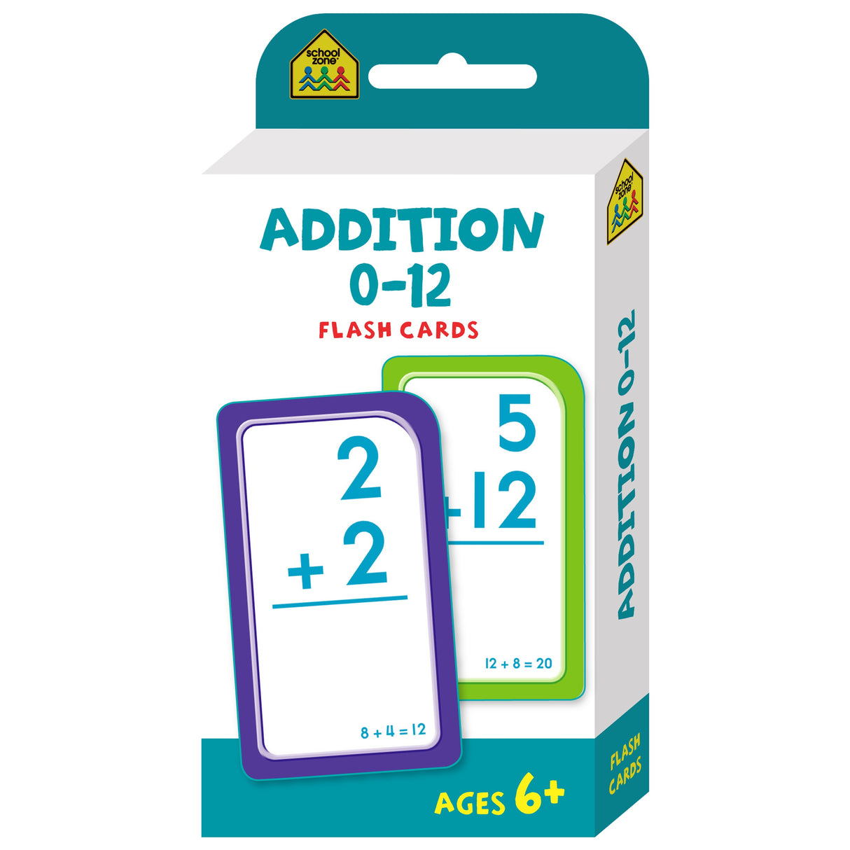 School Zone Flash Cards - Addition 0-12 (new)