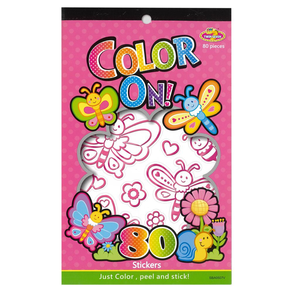 Colouring Stickers - Butterflies