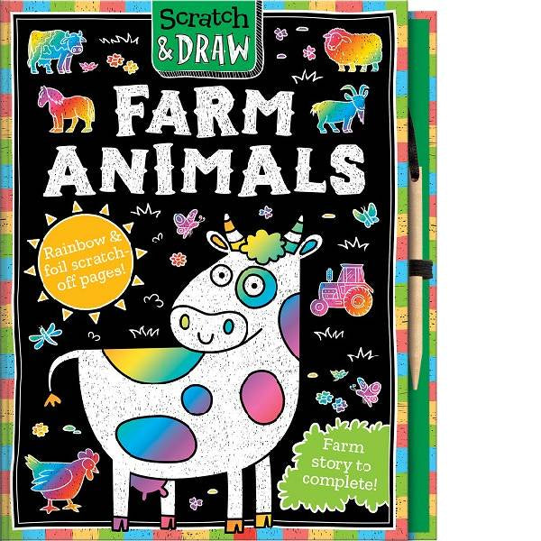 Scratch & Draw - Farm Animals