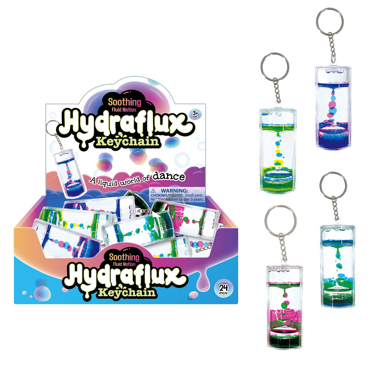 Keyring - Liquid Colour Timer