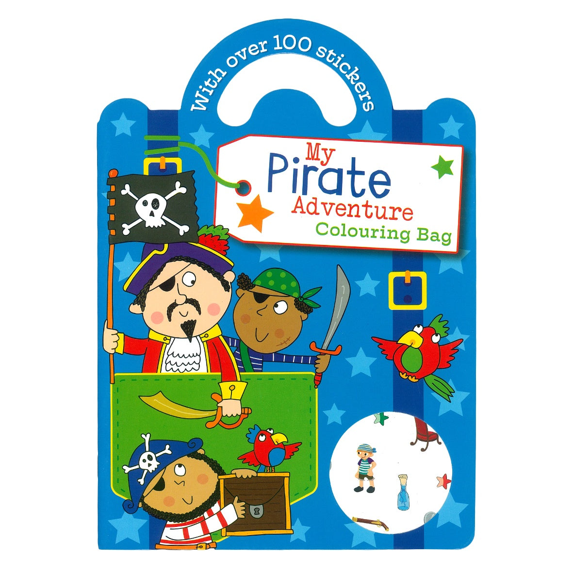 Sticker & Colouring Book - Pirates