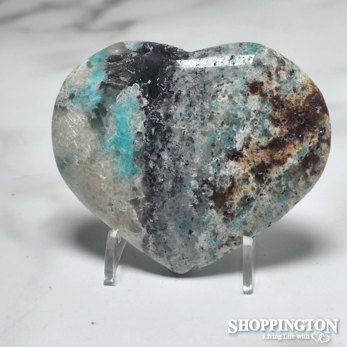 Amazonite Heart #3