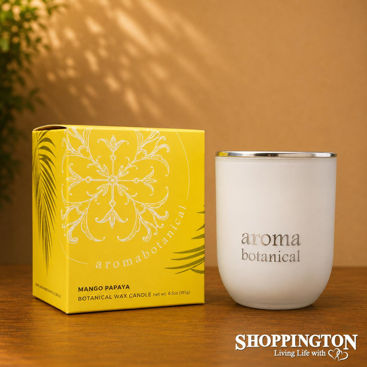 Aromabotanical Soy Wax Candle 185grams / Mango Papaya