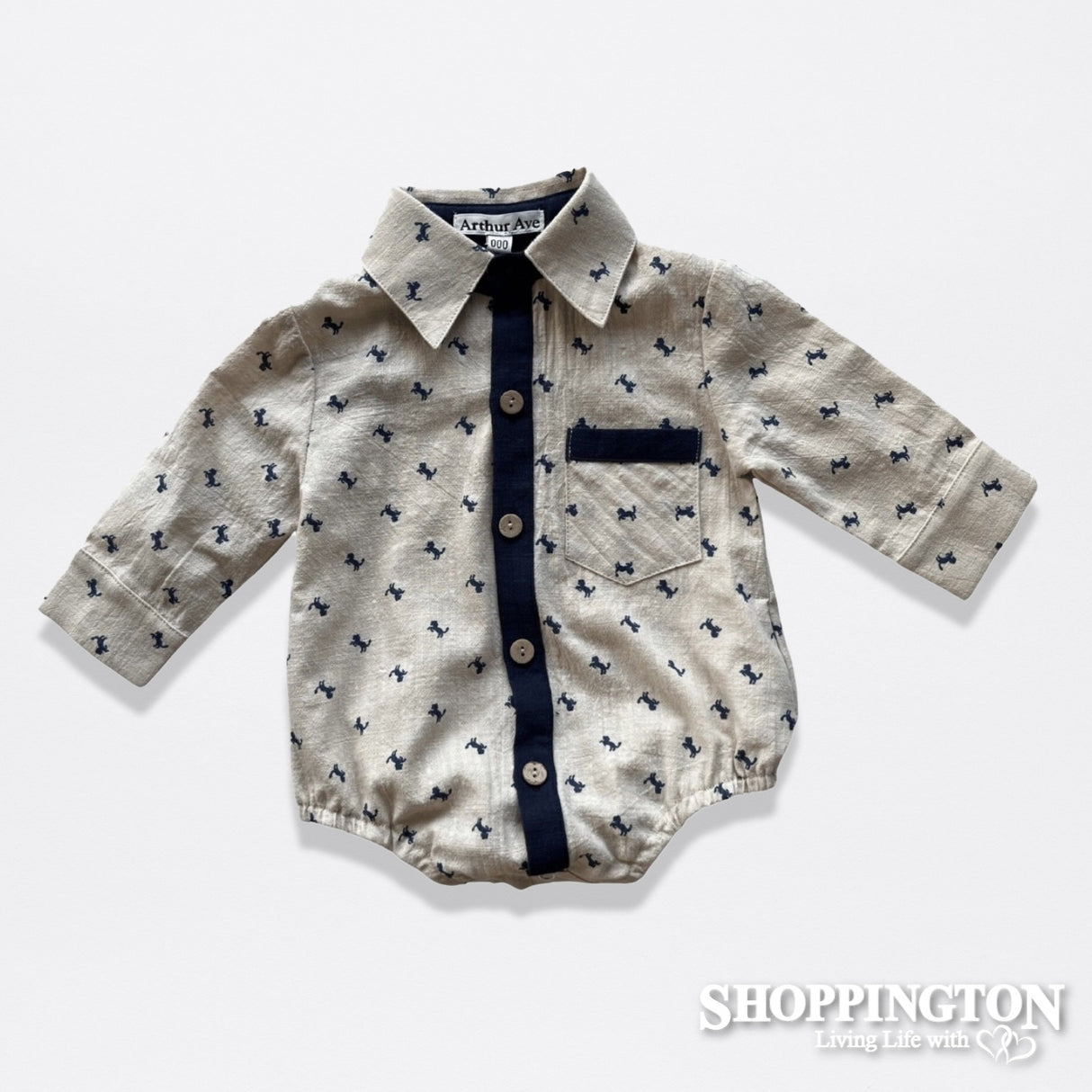 Arthur Avenue - Horsey Shirt Onesie